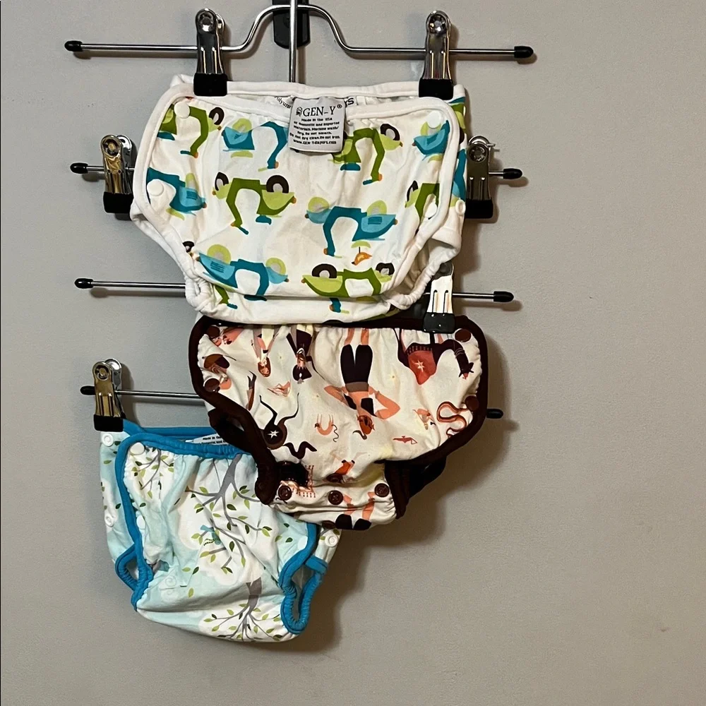 Printed Diaper Covers by GEN-Y set of 3